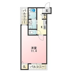 フジパレス長原Ⅲ番館の物件間取画像